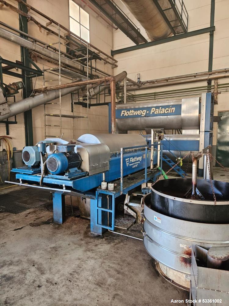 Flottweg Z6E-4/444 Solid Bowl Tricanter Centrifuge.