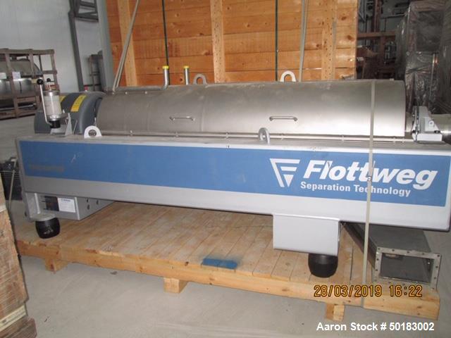 Unused- Flottweg Z4E-4/441 Tricanter Solid Bowl Decanter Centrifuge