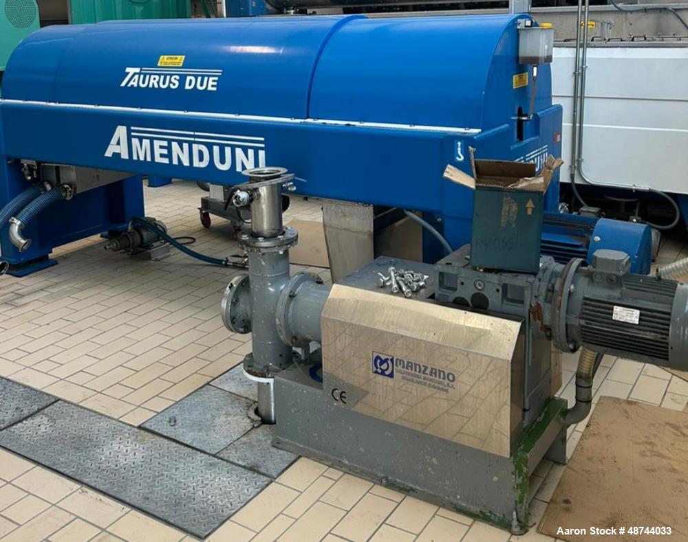 Used Amenduni Solid Bowl Tricanter Centrifuge