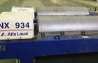 Used- Alfa Laval NX-934B-11G Solid Bowl Tricanter Centrifuge. 316 Stainless steel construction (product contact areas). Maxi...