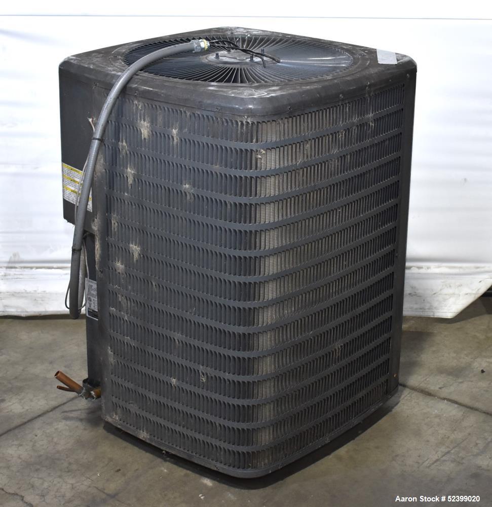 Used Goodman Model GSX130601BH Split System Air Conditioner. 13 SEER. 5 Ton capacity. 60,000 BTU. 77 dB. 1/60/208-230 Volt. 1/4HP fan motor. Compressor RLA25, R-410A, 94 ounce charge.
