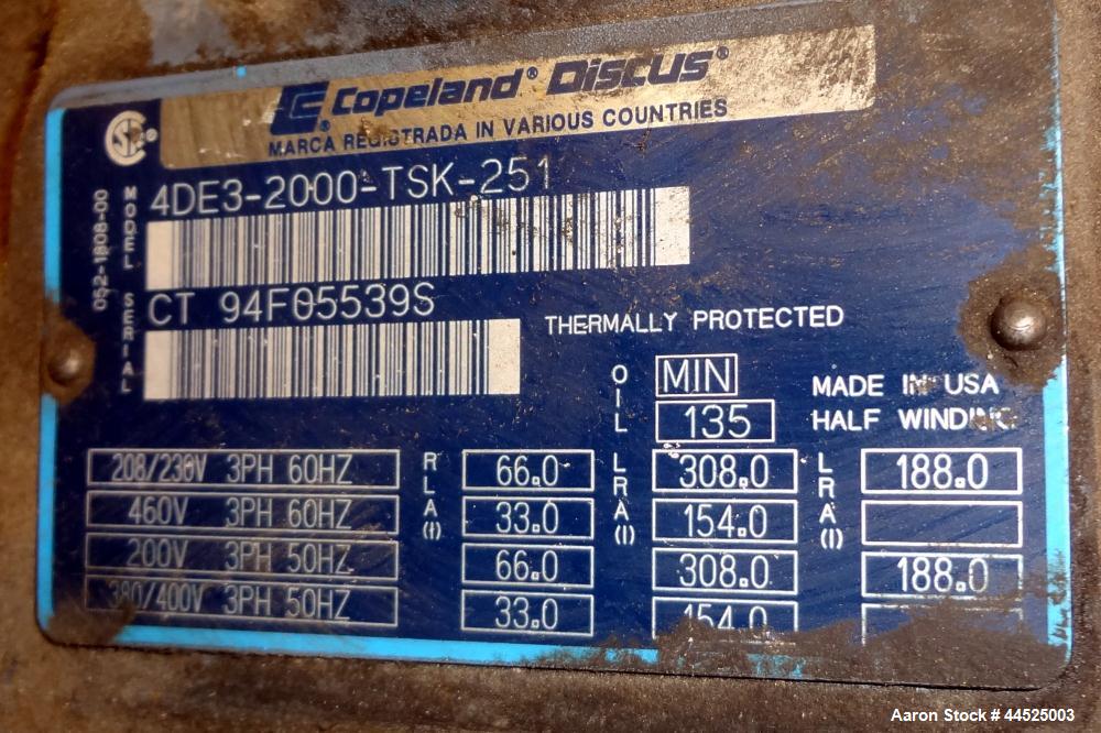 Used Series Air Cooled Central Chiller, Model NECR-2-40