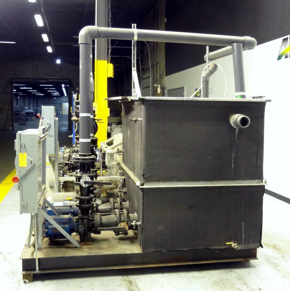 Used Advantage Engineering WPT Series Water Cooled Chiller, Model CC-60WPT-40SRX. Cooling capacity 60 tons. Temperature range 20-60 degrees F., maximum operating pressure 100 psi, heat transfer fluid...