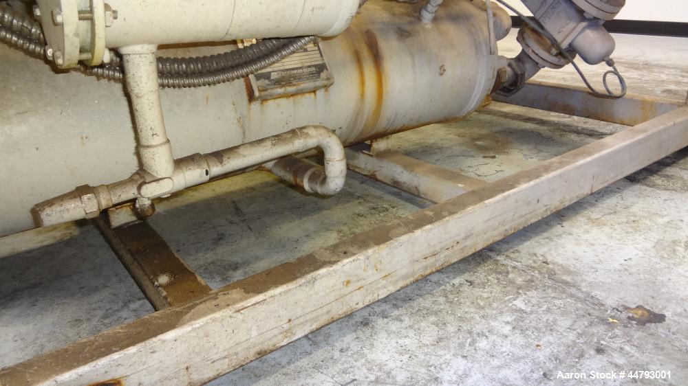 Used Advantage Engineering WPT Series Water Cooled Chiller, Model CC-60WPT-40SRX. Cooling capacity 60 tons. Temperature range 20-60 degrees F., maximum operating pressure 100 psi, heat transfer fluid...