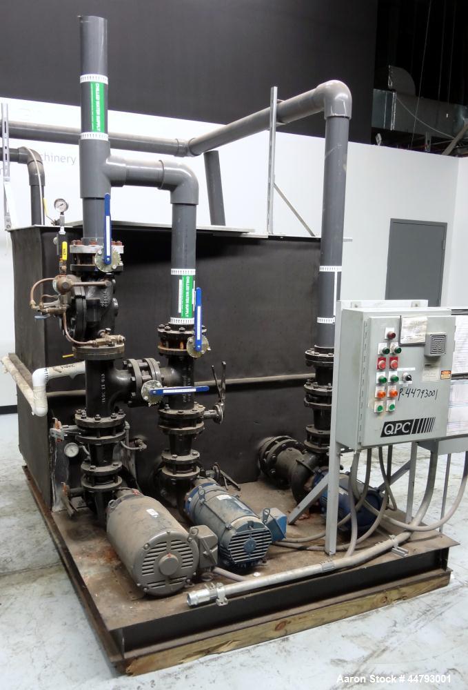 Used Advantage Engineering WPT Series Water Cooled Chiller, Model CC-60WPT-40SRX. Cooling capacity 60 tons. Temperature range 20-60 degrees F., maximum operating pressure 100 psi, heat transfer fluid...