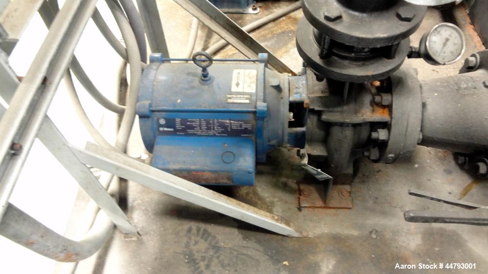 Used Advantage Engineering WPT Series Water Cooled Chiller, Model CC-60WPT-40SRX. Cooling capacity 60 tons. Temperature range 20-60 degrees F., maximum operating pressure 100 psi, heat transfer fluid...