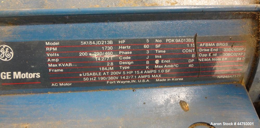 Used Advantage Engineering WPT Series Water Cooled Chiller, Model CC-60WPT-40SRX. Cooling capacity 60 tons. Temperature range 20-60 degrees F., maximum operating pressure 100 psi, heat transfer fluid...