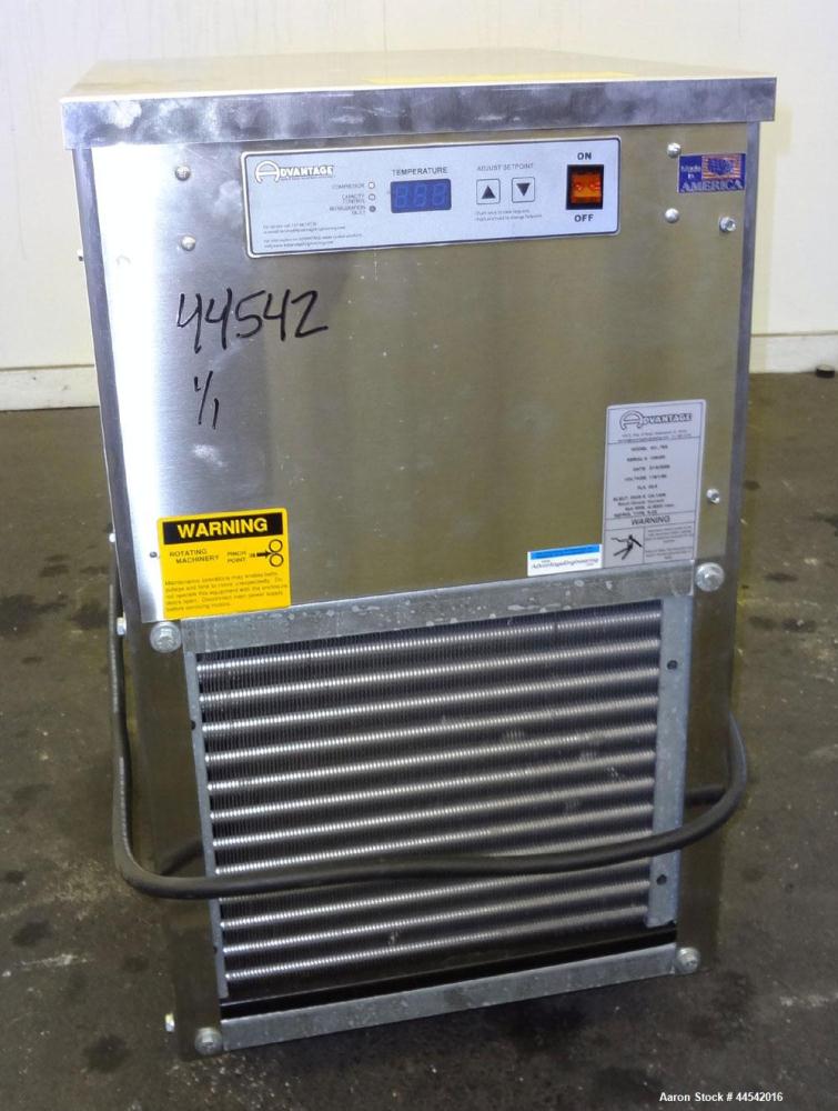 Used Advantage Air Cooled Portable Water Chiller, 0.75 Tons, Model M1-.75A. 1/60/115 Volt. Built 2008.