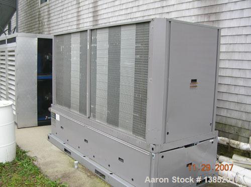Used Carrier model 30RAN022 Aquasnap Chiller. 16.2 ton capacity, 152 gallon reservoir. 230 volts, 3PH.60HZ.