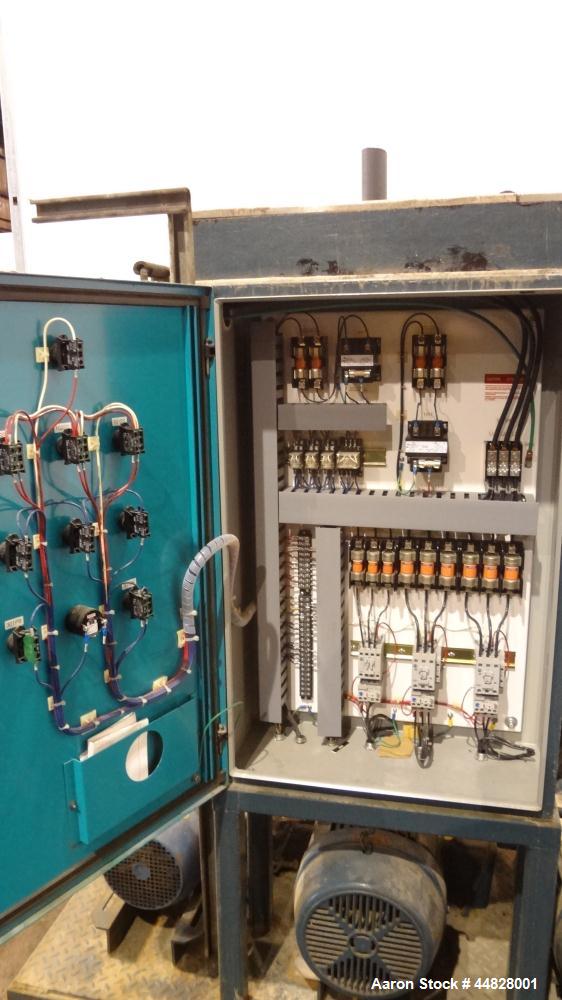Used Berg Chilling Systems Air Cooled Chiller Package, 48.5 Ton Cooling, Capacity, Model ASR-60-2/1. Consists of: (2) Copelamatic model 6DY-3000TSE-3 semi-hermetic compressors, serial# CCE0112321, CC...