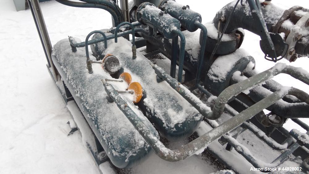 Used Berg Chilling Systems Air Cooled Chiller Package, 48.5 Ton Cooling, Capacity, Model ASR-60-2/1. Consists of: (2) Copelamatic model 6DY-3000TSE-3 semi-hermetic compressors, serial# CCE0112321, CC...