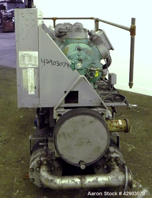 Used Carrier Package Chiller, Model 30HL-060-C-6 SPEC, Approximate 60 Tons. Includes (2) Carlyle compressors, model 06EY399-340, and a model 06ER399300,