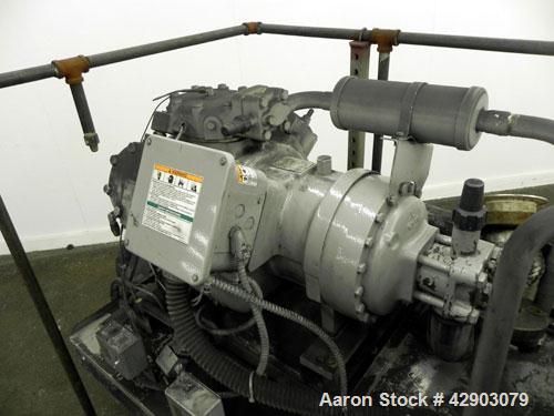 Used Carrier Package Chiller, Model 30HL-060-C-6 SPEC, Approximate 60 Tons. Includes (2) Carlyle compressors, model 06EY399-340, and a model 06ER399300,