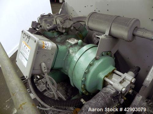 Used Carrier Package Chiller, Model 30HL-060-C-6 SPEC, Approximate 60 Tons. Includes (2) Carlyle compressors, model 06EY399-340, and a model 06ER399300,