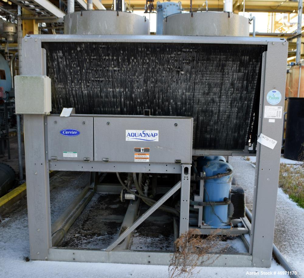 Used- Carrier AquaSnap Air Cooled Chiller, Model 30RBA21062-OD-3.