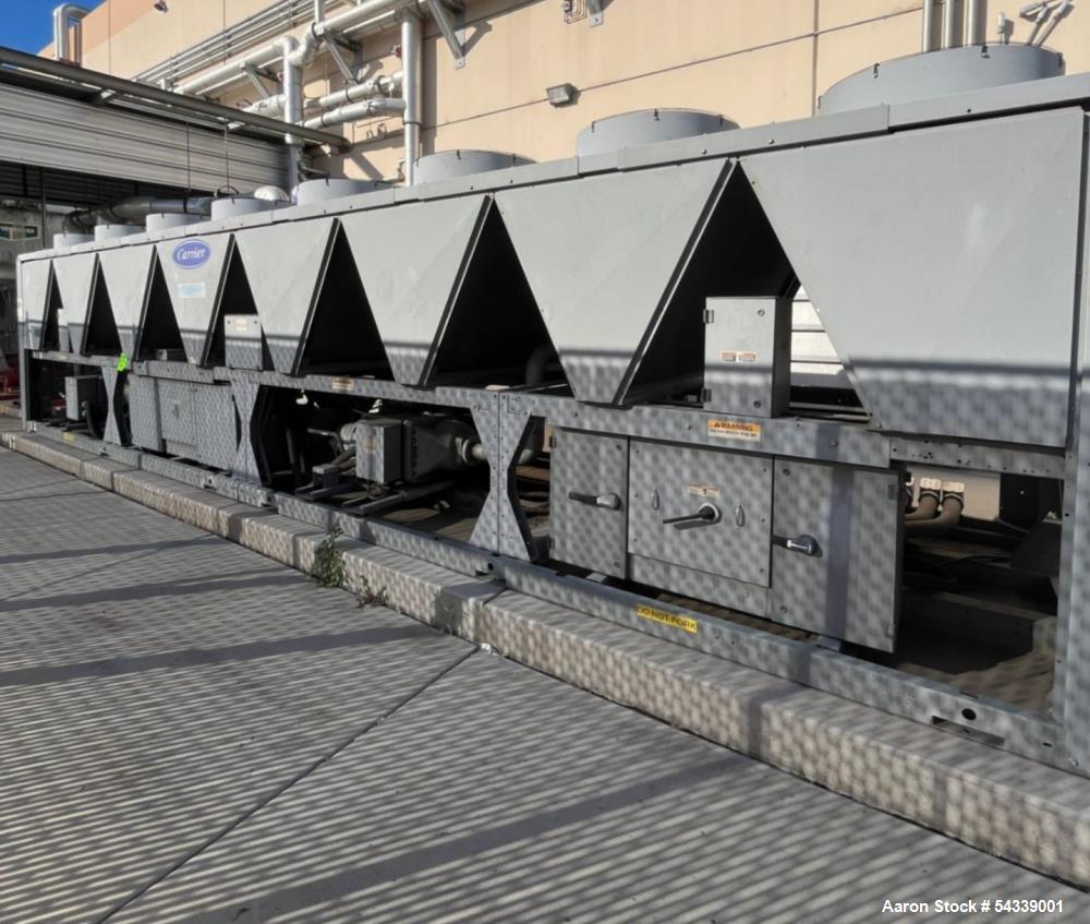 Used Approximately 300 Ton, Carrier AquaForce Air-Cooled Screw Chiller, Model 30XAB30064-0FSXM