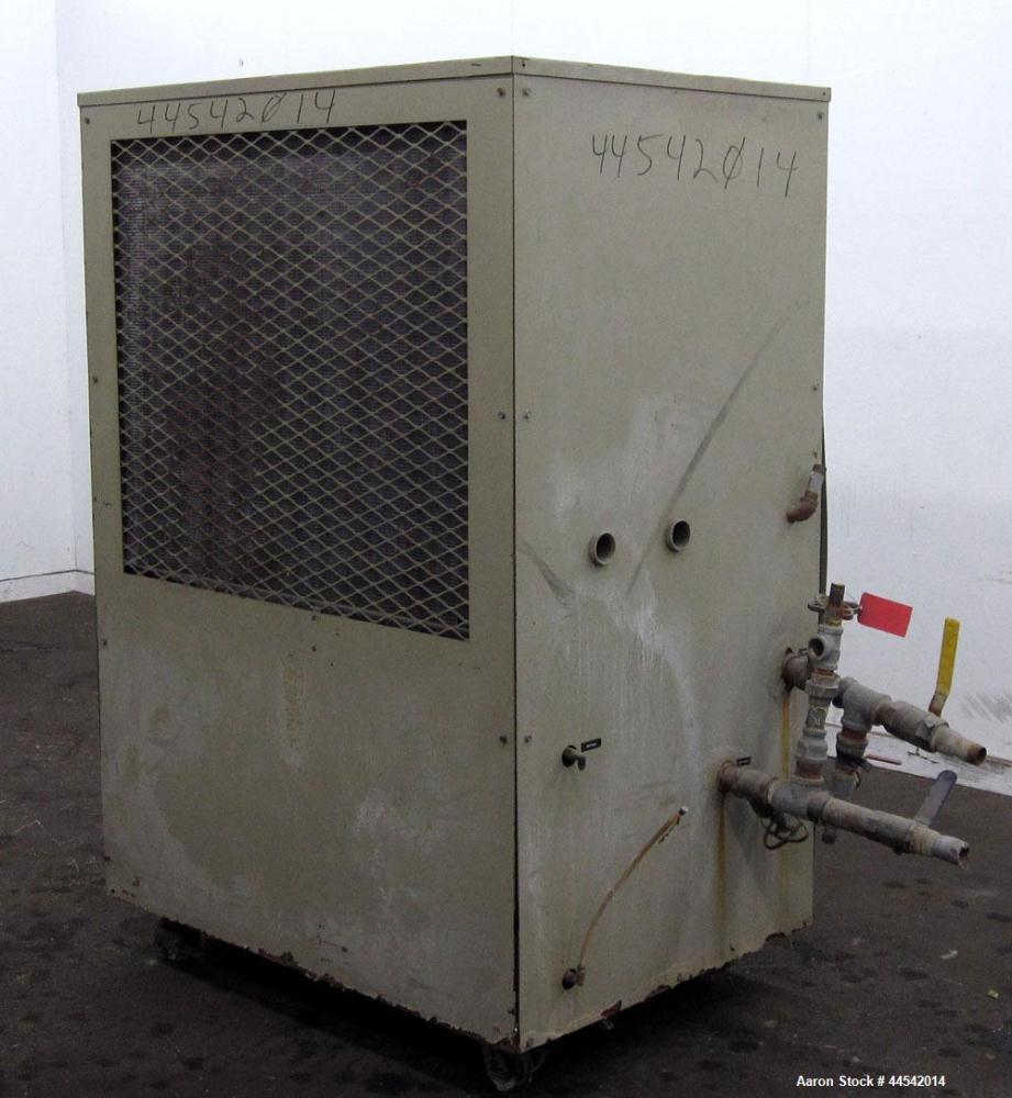 Used Conair MicroKool Chiller, Model MPA-7.5, Approximately 6.9 tons. Air cooled. Temperature range 20 to 65 degrees F. Includes PC-1 Microprocessor control panel. Mounted on casters.