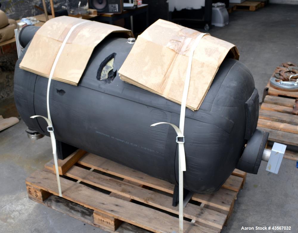 Used Lauda 56kW Secondary Circle Unit Cooler, Type SUK400WII. Temperature range -50 to 200 degrees C. (-58 to 392 F.). 3/50/400 volt. Mounted on casters. Built 2002.