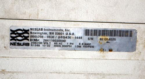 Used Neslab Merlin Series Air Cooled Recirculating Chiller, Model M75