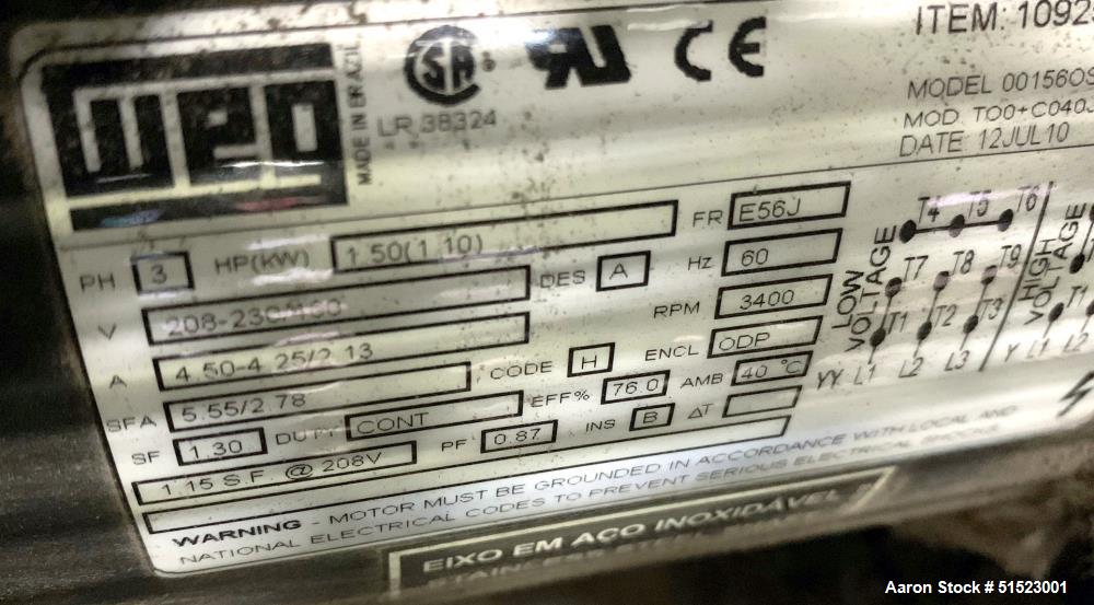 Used Sterling GP Series Portable Air Cooled Packaged Chiller