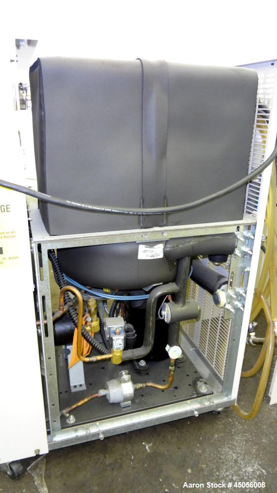 Unused- Sterlco Portable Chiller, Model SMCA 100, Nominal 1.6 Tons, Air Cooled. Gallons per minute 2.0 to 4.8, psig range 2.5 to 5, temperature range 30 to 65 degrees F. 2 Pound charge of R-134A refr...