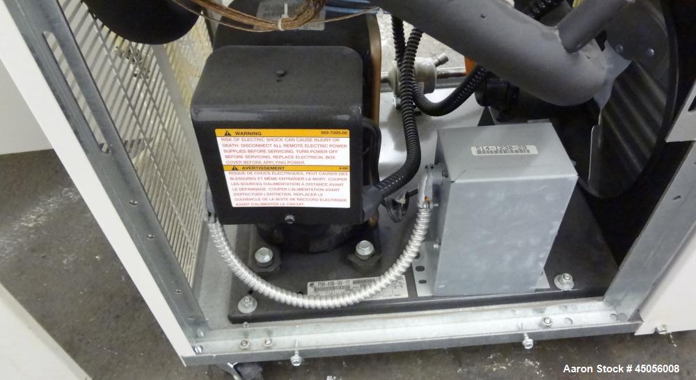 Unused- Sterlco Portable Chiller, Model SMCA 100, Nominal 1.6 Tons, Air Cooled. Gallons per minute 2.0 to 4.8, psig range 2.5 to 5, temperature range 30 to 65 degrees F. 2 Pound charge of R-134A refr...