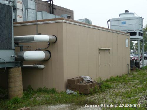 Used Trane Horizon 600 Ton Absorption Series Single Stage Absorption Liquid Chiller, model ABSD600. 3/60/480V. Max inlet 150 psig hot water. Total hours 1522. Built 2002.