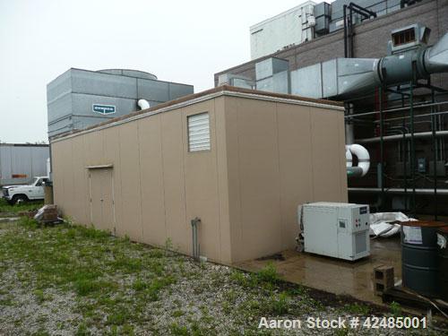 Used Trane Horizon 600 Ton Absorption Series Single Stage Absorption Liquid Chiller, model ABSD600. 3/60/480V. Max inlet 150 psig hot water. Total hours 1522. Built 2002.