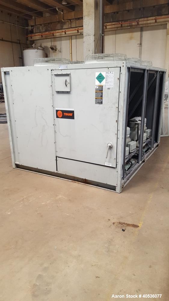 Used 60 Nominal Ton Trane Air Cooled Chiller.