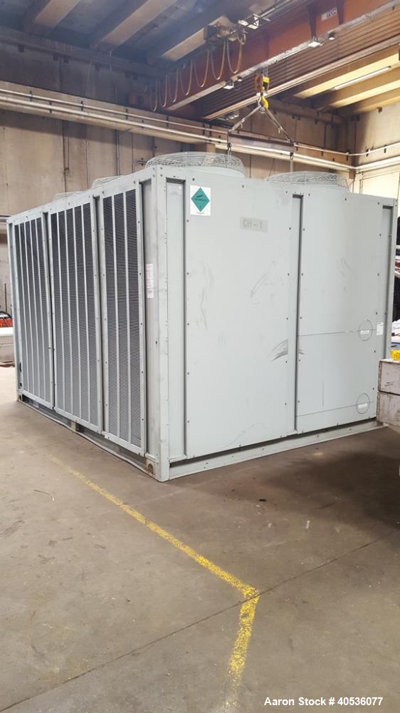 Used 60 Nominal Ton Trane Air Cooled Chiller.