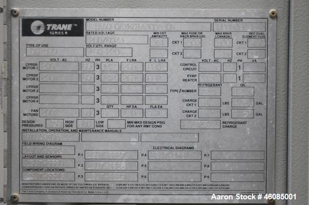 Used- Trane Chiller