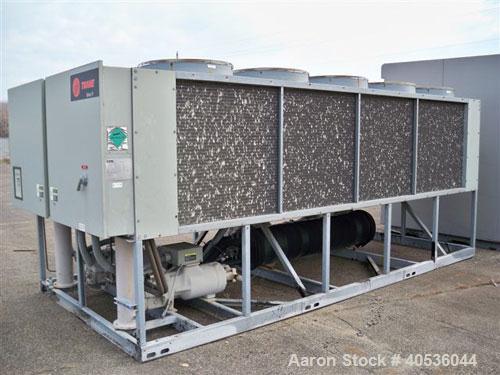 Used-Trane 100 Nominal Ton Air Cooled Screw Chiller. Trane model RTAA1004YH01A3DOF. Designed for 460/3/60 volt operation. Ye...