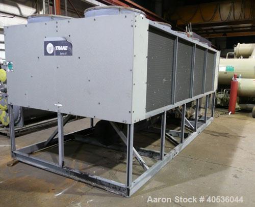 Used-Trane 100 Nominal Ton Air Cooled Screw Chiller. Trane model RTAA1004YH01A3DOF. Designed for 460/3/60 volt operation. Ye...