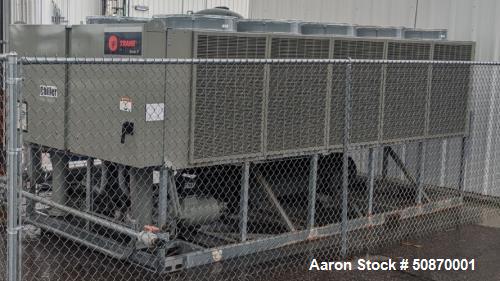Used- Trane 100-ton Air-Cooled Chiller Package.