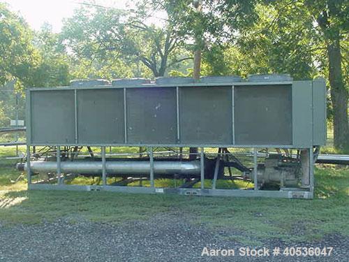Used 125 Nominal ton Trane chiller, model RTAA125RTAA125AA125AYN01A0300BN. Air cooled screw chiller designed for 200/3/60 volt operation. Includes existing charge only of refrigerant. Also includes a...