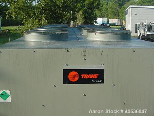 Used 125 Nominal ton Trane chiller, model RTAA125RTAA125AA125AYN01A0300BN. Air cooled screw chiller designed for 200/3/60 volt operation. Includes existing charge only of refrigerant. Also includes a...