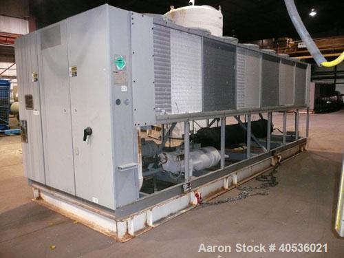 Used Trane 200 ton, model RTAA2004. Screw compressors, 460/3/60 volts. With only 2,863 run hours since new. Great unit for standard chilled water.