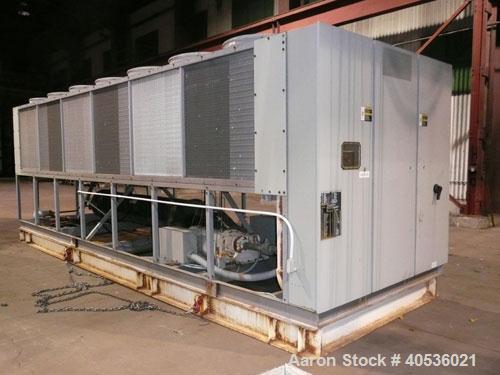 Used Trane 200 ton, model RTAA2004. Screw compressors, 460/3/60 volts. With only 2,863 run hours since new. Great unit for standard chilled water.