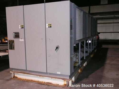 Used Trane 200 ton, model RTAA2004. Screw compressors, 460/3/60 volts. With only 4,212 run hours since new. Great unit for standard chilled water.