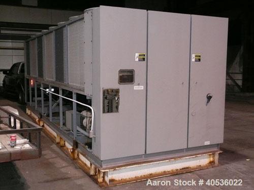 Used Trane 200 ton, model RTAA2004. Screw compressors, 460/3/60 volts. With only 4,212 run hours since new. Great unit for standard chilled water.