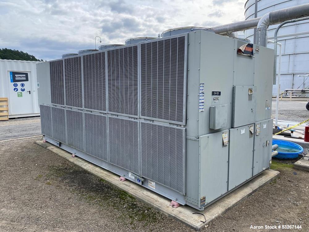 Used Trane RTAC 185 Ton Air-Cooled Chiller – Dual Compressor Industrial Cooling System