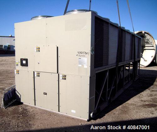 Used Trane Air Cooled Chiller, 250 Tons, Model RTAC2504UDONUAFNN1NY1TENBAONN1ONROFXN, manufactured in 2002. Designed for 460/3/60 volt operation with less than 10,000 run hours since new and includes...