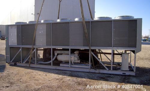 Used Trane Air Cooled Chiller, 250 Tons, Model RTAC2504UDONUAFNN1NY1TENBAONN1ONROFXN, manufactured in 2002. Designed for 460/3/60 volt operation with less than 10,000 run hours since new and includes...