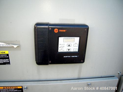 Used Trane Air Cooled Chiller, 250 Tons, Model RTAC2504UDONUAFNN1NY1TENBAONN1ONROFXN, manufactured in 2002. Designed for 460/3/60 volt operation with less than 10,000 run hours since new and includes...
