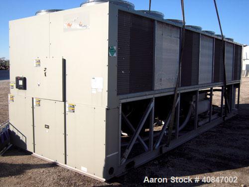 Used Trane Air Cooled Chiller, 250 Ton, Model RTAC2504UDONUAFNN1NY1TENBAONN1ONROFXN, manufactured in 2002. Designed for 460/3/60 volt operation with less than 10,000 run hours since new and includes ...