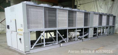 Used Trane 400 ton, model RTAC400. Screw compressor, 460/3/60 volts, R134a refrigerant, late model, low hours.