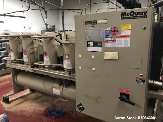 Used McQuay 115 Ton Water Cooled Scroll Compressor Chiller