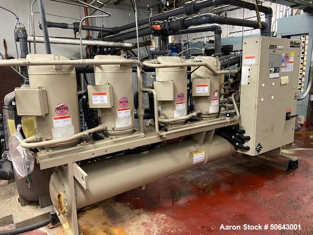 Used McQuay 115 Ton Water Cooled Scroll Compressor Chiller