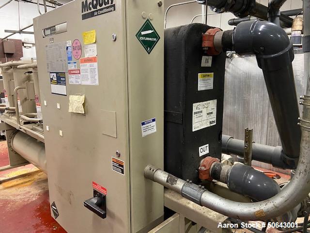 Used McQuay 115 Ton Water Cooled Scroll Compressor Chiller