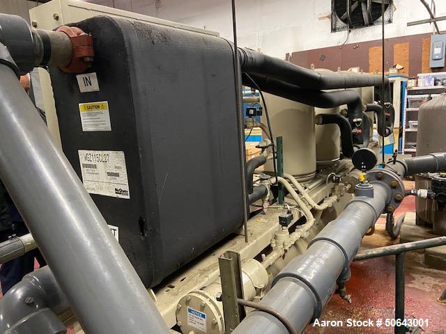 Used- McQuay 115 Ton Water Cooled Scroll Compressor Chiller